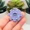 1, 4 or 20 Pieces: Creepy Christmas Snowflake with Skull Charms - Double Sided